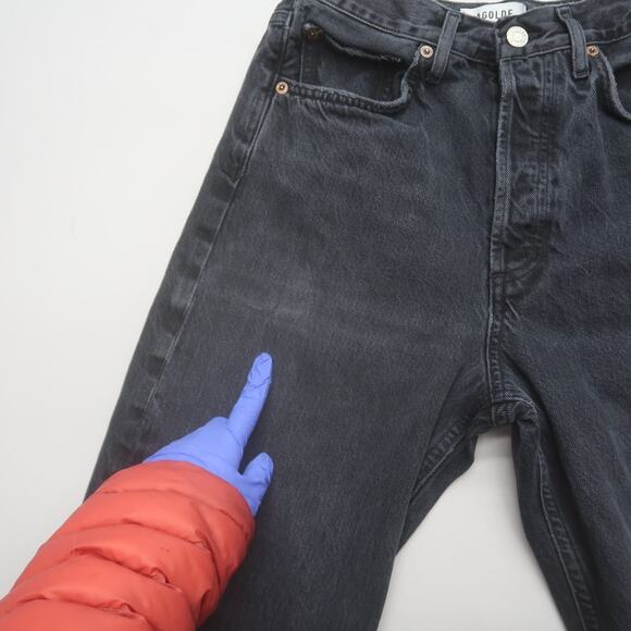 AGOLDE 90's Mid Rise Loose Jeans in Photogram Size 25 - Picture 7 of 14